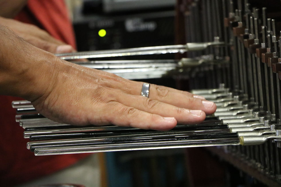 Tige de cristal orgue