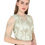 Thumbnail: UNFAKENOW  Party Half Sleeve Embellished Women Green Top