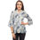 Thumbnail: UNFAKENOW  Casual 3/4 Sleeve Printed Women Light Blue Top