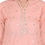 Thumbnail: UNFAKENOW  Women Embellished Net Straight Pink Kurta