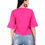 Thumbnail: UNFAKENOW  Casual Bell Sleeve Solid Women Pink Top