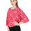 Thumbnail: UNFAKENOW  Casual Kaftan Sleeve Floral Print Women Red Top