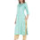 Thumbnail: UNFAKENOW  Women Kurta and Palazzo Set Cotton Viscose Blend
