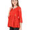 Thumbnail: UNFAKENOW  Casual 3/4 Sleeve Printed Women Red Top
