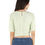 Thumbnail: UNFAKENOW  Party Regular Sleeve Polka Print Women Light Green Cotton Crop Top