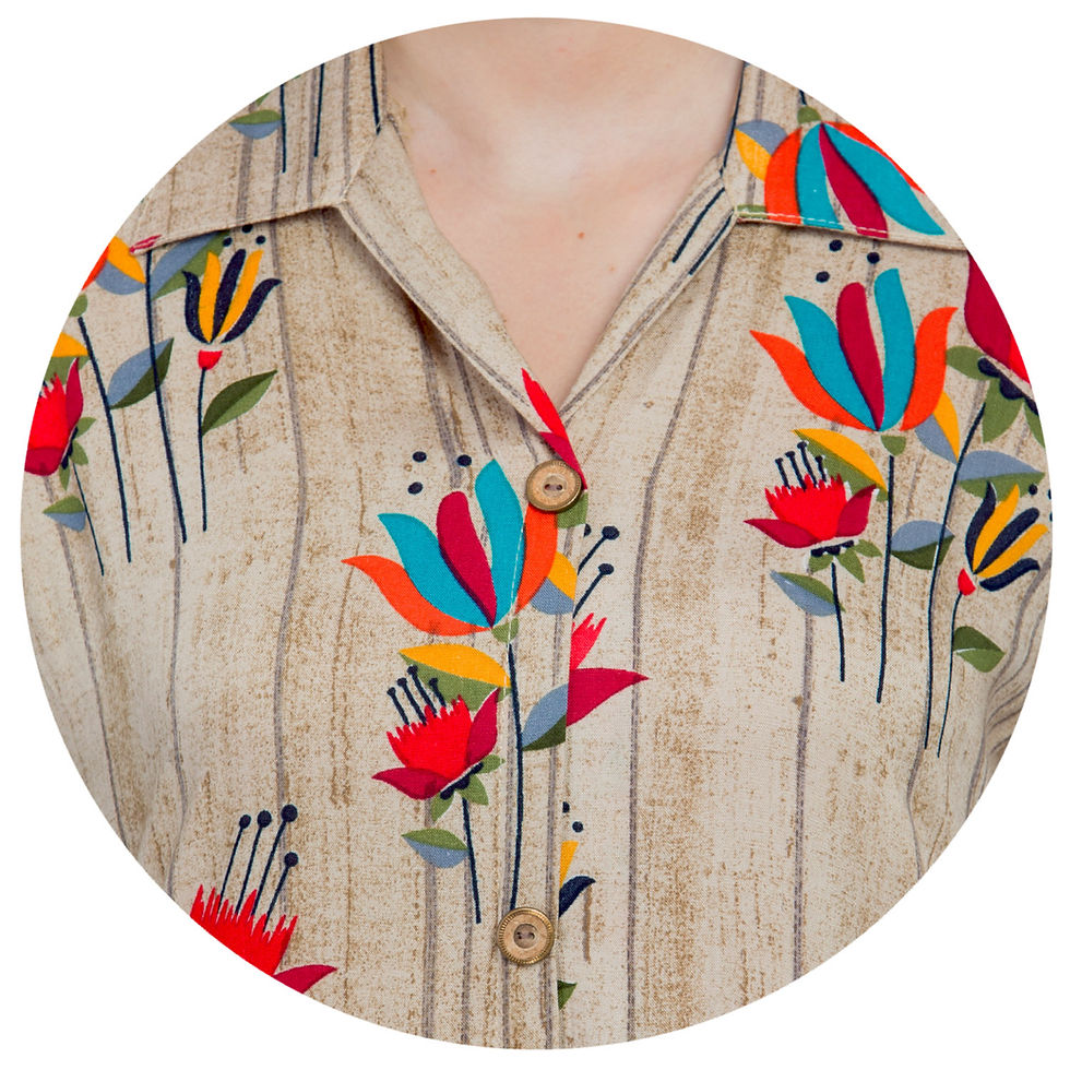 Thumbnail: UNFAKENOW  Women Floral Print Cotton Blend A-line Beige Kurta