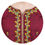 Thumbnail: UNFAKENOW  Women Embroidered Cotton Silk Straight Maroon Kurta