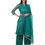 Thumbnail: UNFAKENOW  Women Green Kurta Palazzo with Dupatta Set Cotton Blend