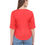 Thumbnail: UNFAKENOW  Casual Half Sleeve Embroidered Women Red Top
