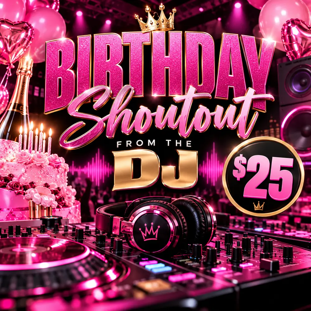 BIRTHDAY SHOUTOUT FROM DJ