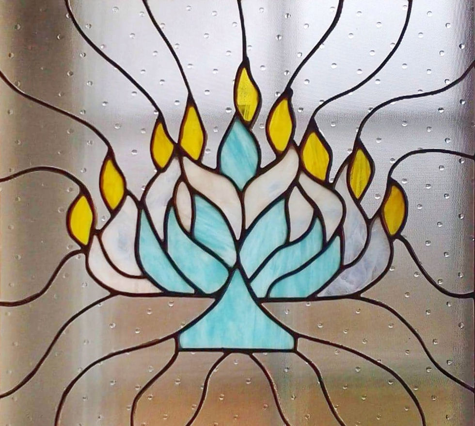 Fiery Menorah