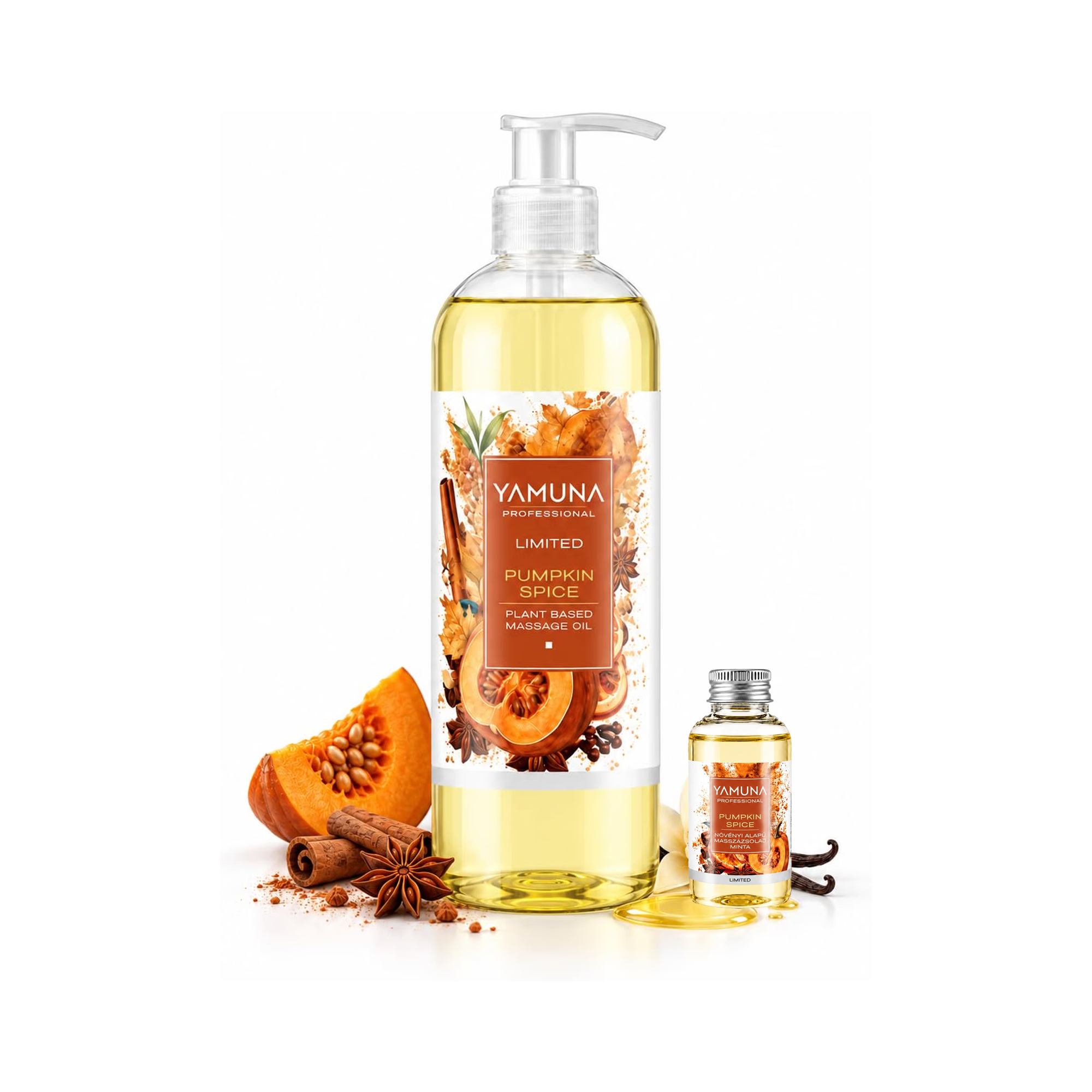 Pumpkin Spice pflanzliches Massageöl