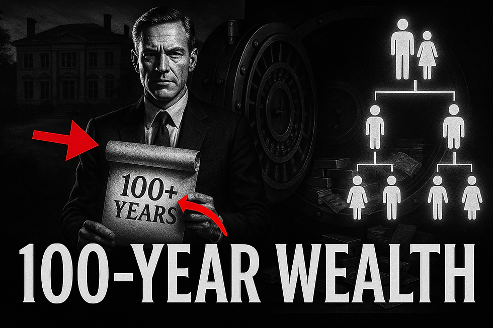 how the rich build wealth that lasts 100+ years.