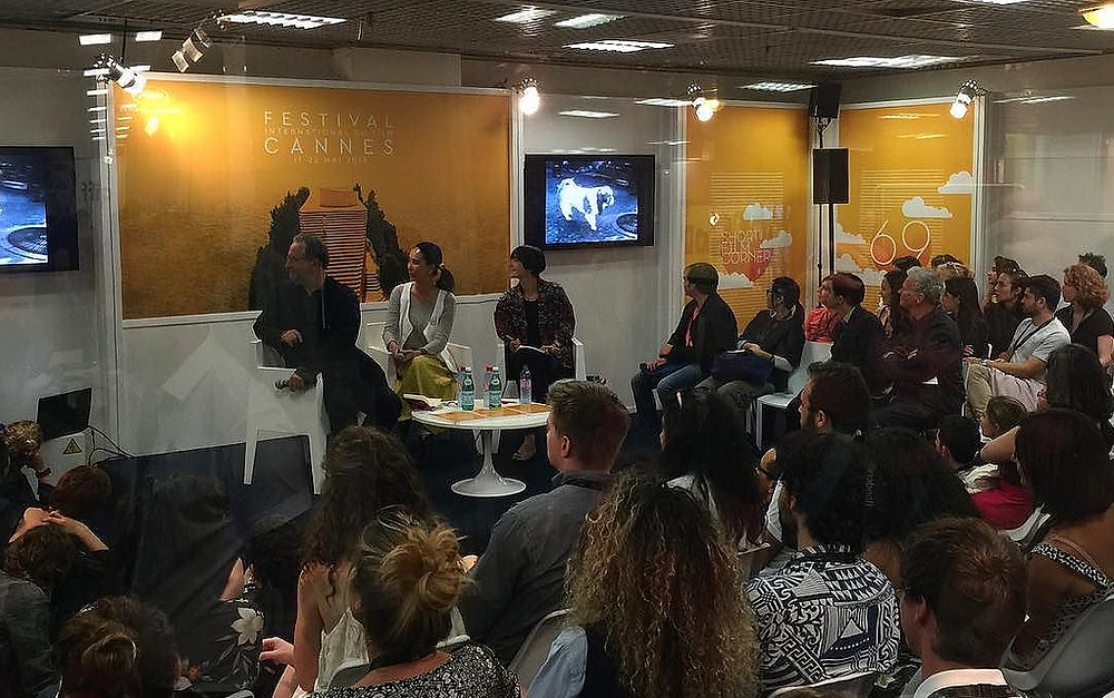 Lecture area at the Short Film Corner