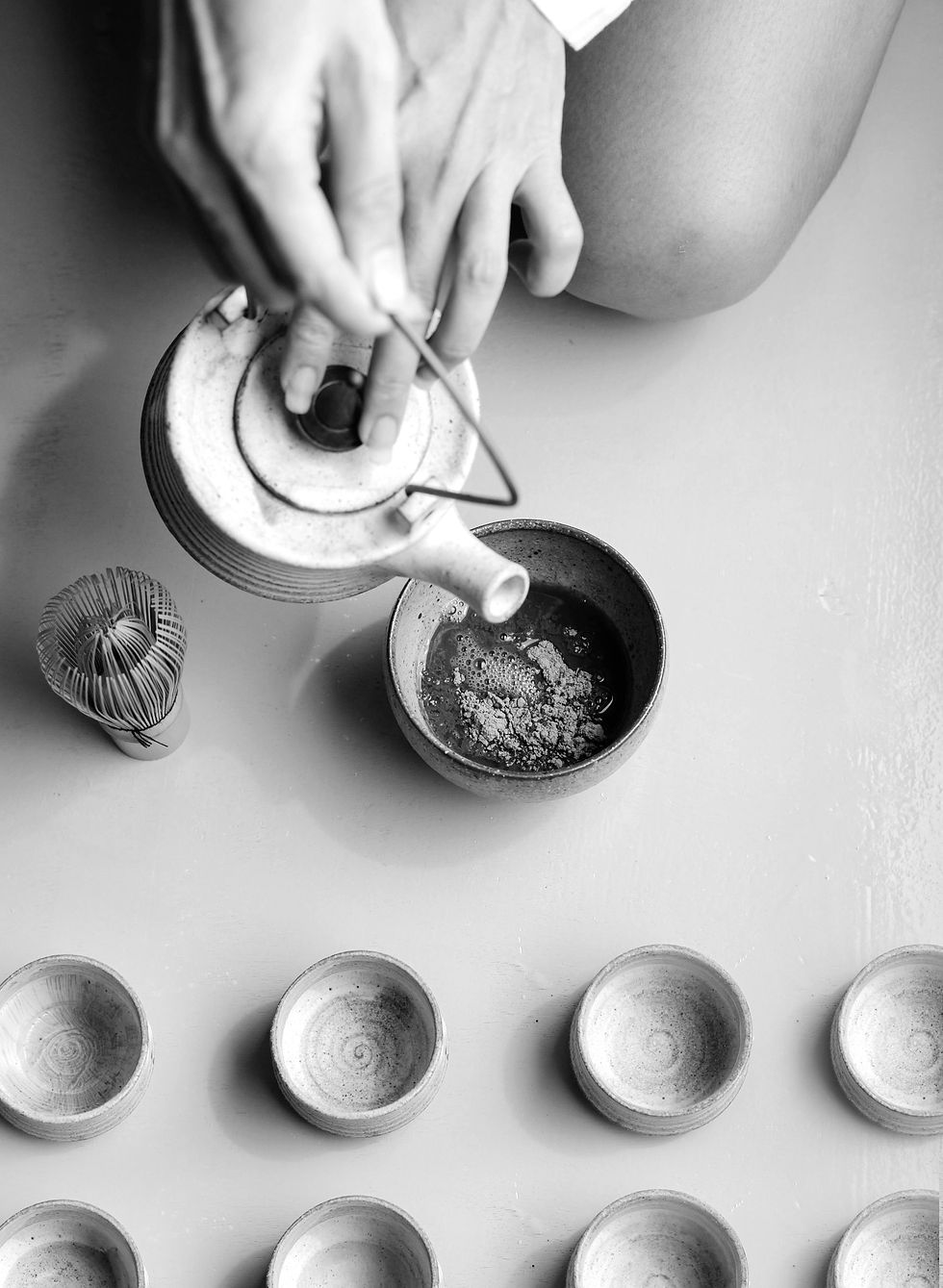 Matcha Tea Preparation