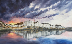 Dancing on the Water - 30 x 48 - oil on canvas.jpeg