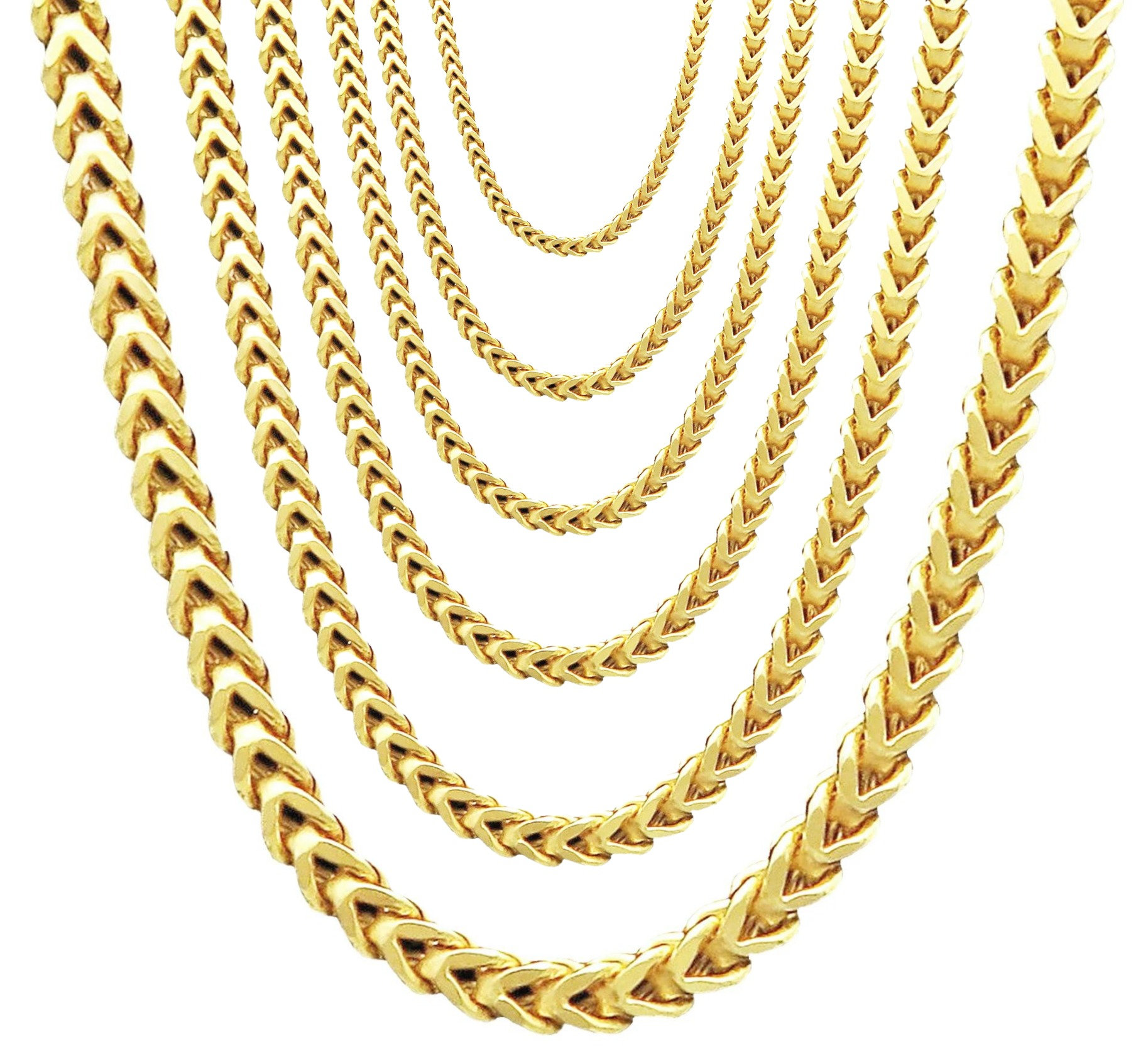 18K Gold Franco Chain 3mm | Hotoyan Jewelry