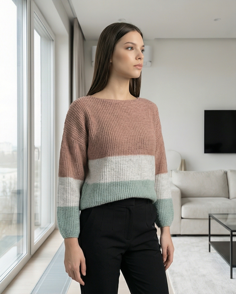 Miniatura: Blusa orquídea nude