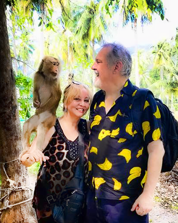 Ginette Rondeau and John Trausch in Thailand