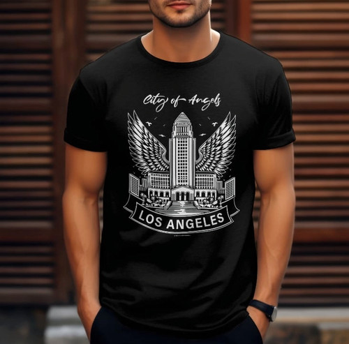 City of Angels Adult T-shirt. Buy One, Gift One. | Olvera-Street.com