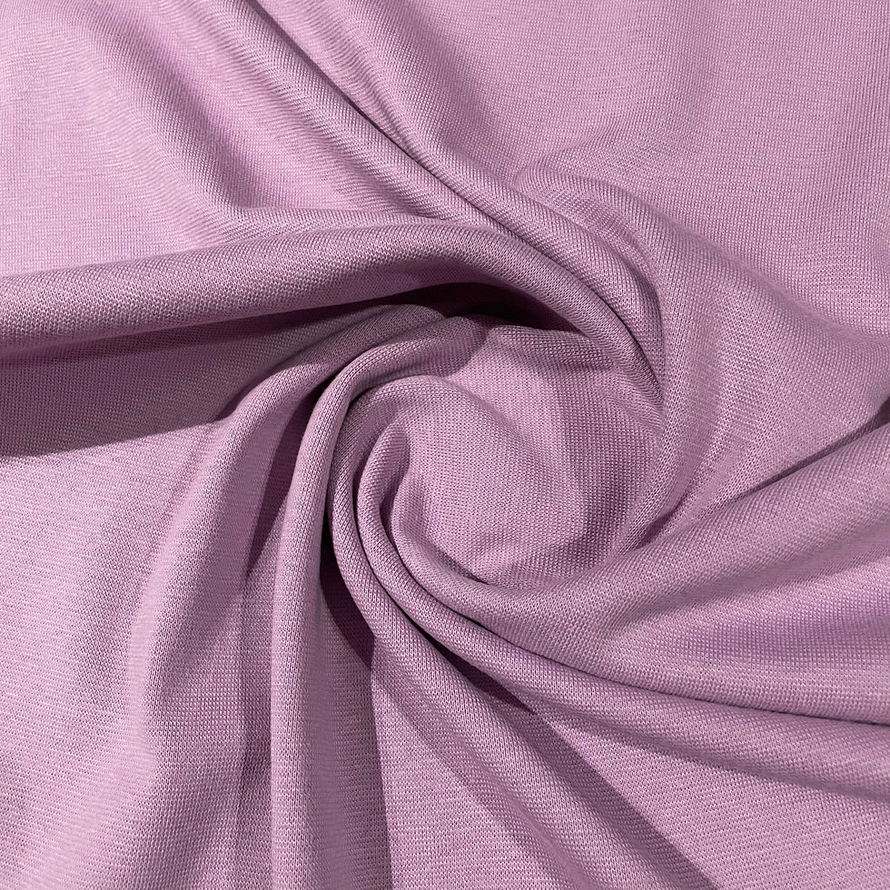 Bündchen in Zuckerwattenlila