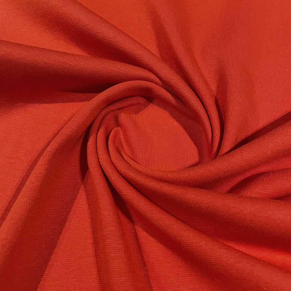 Bündchen in Blutorange