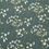 Miniaturbild: Baumwollstoff mit Eucalyptus-Blättern, Ansicht von oben