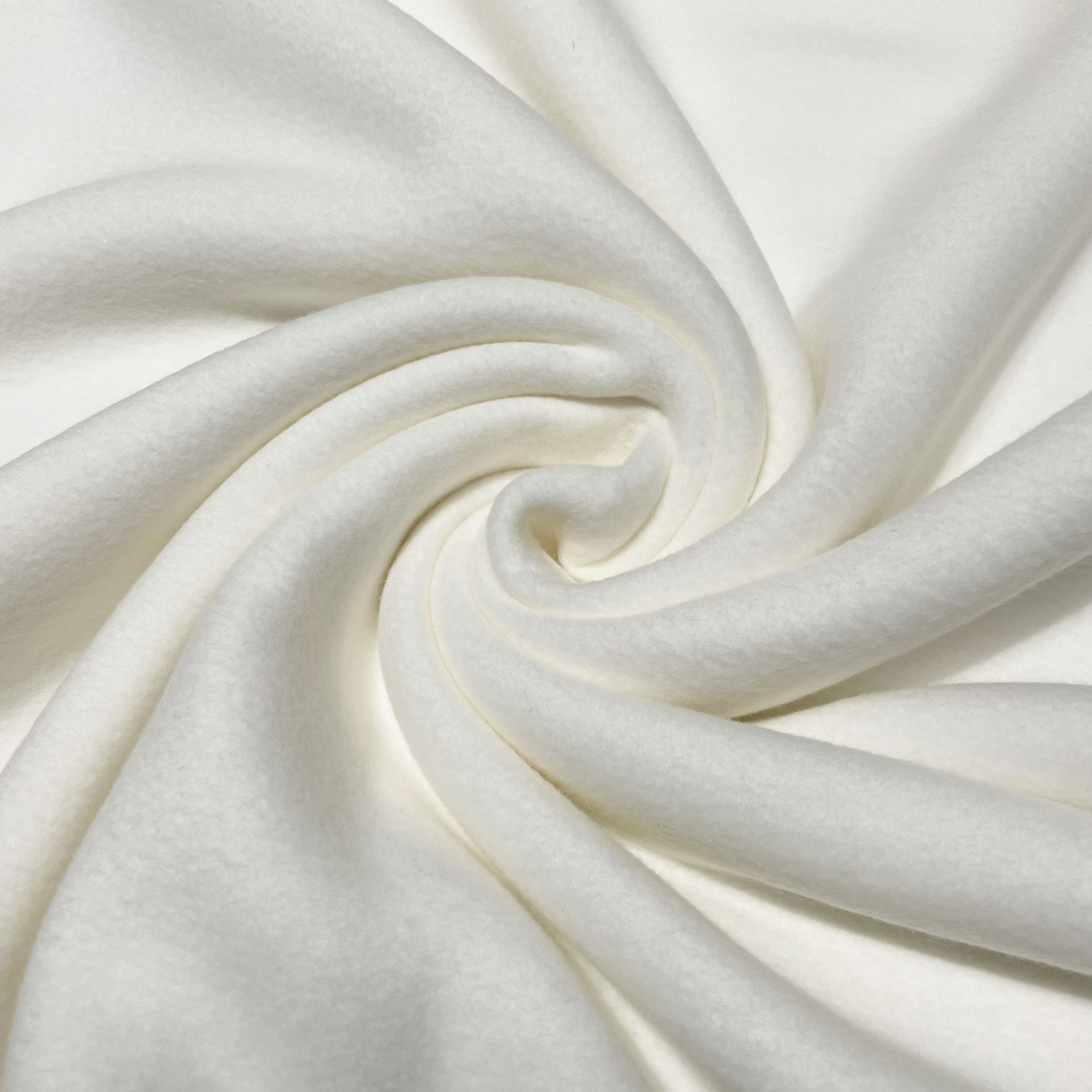 Organic-Fleece in Ecruweiß