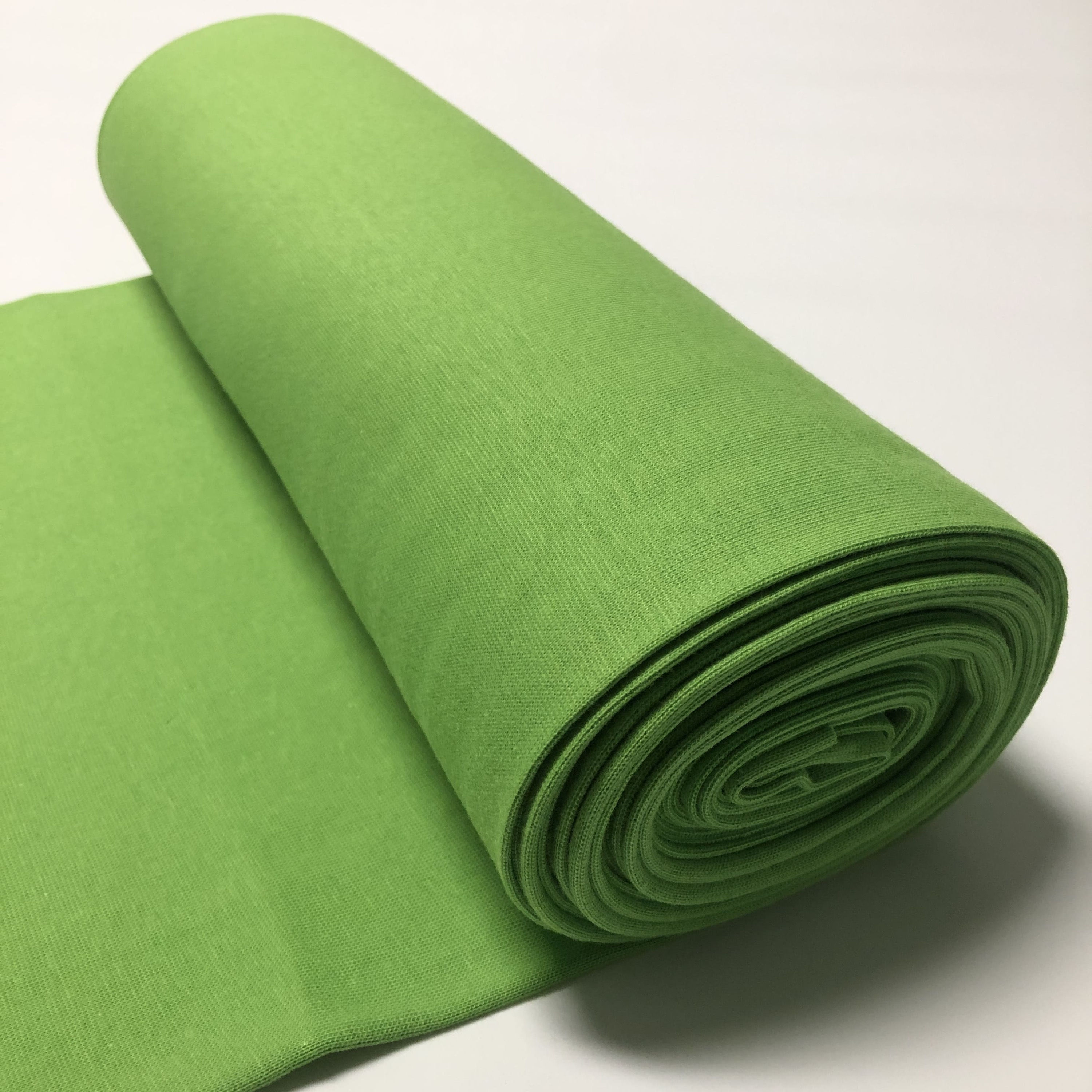 Bio-Bündchen in froschgrün, auf der Rolle