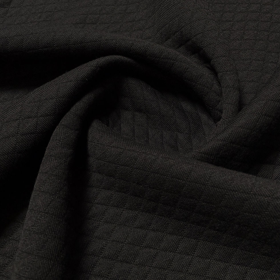 Steppstoff in Schwarz