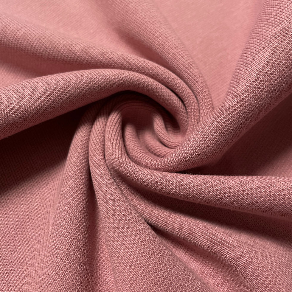 Sehr festes Bündchen in dusty Altrosa