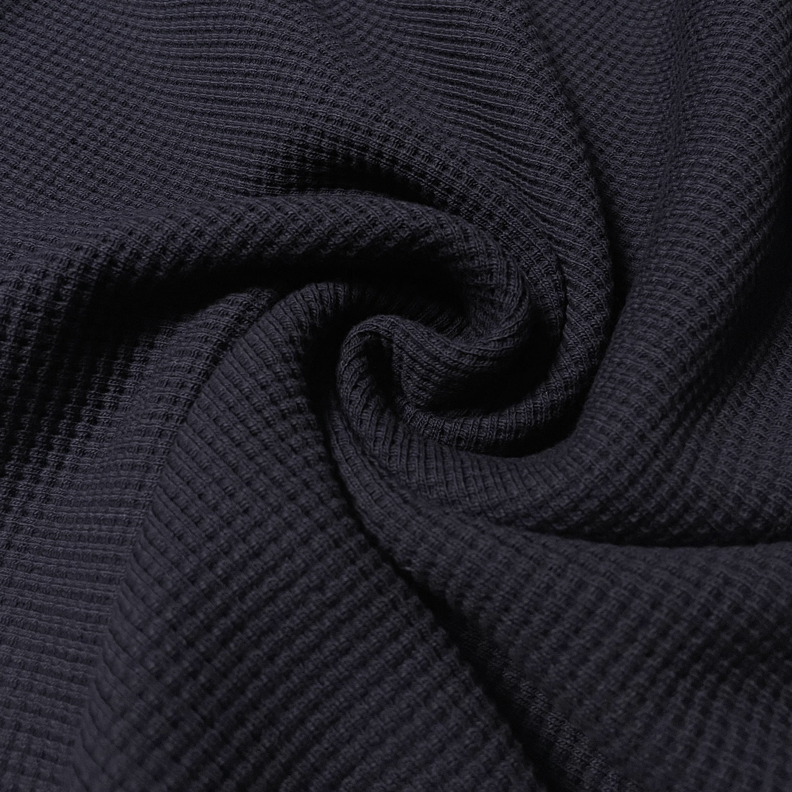 Winter-Waffel-Jersey in Navy