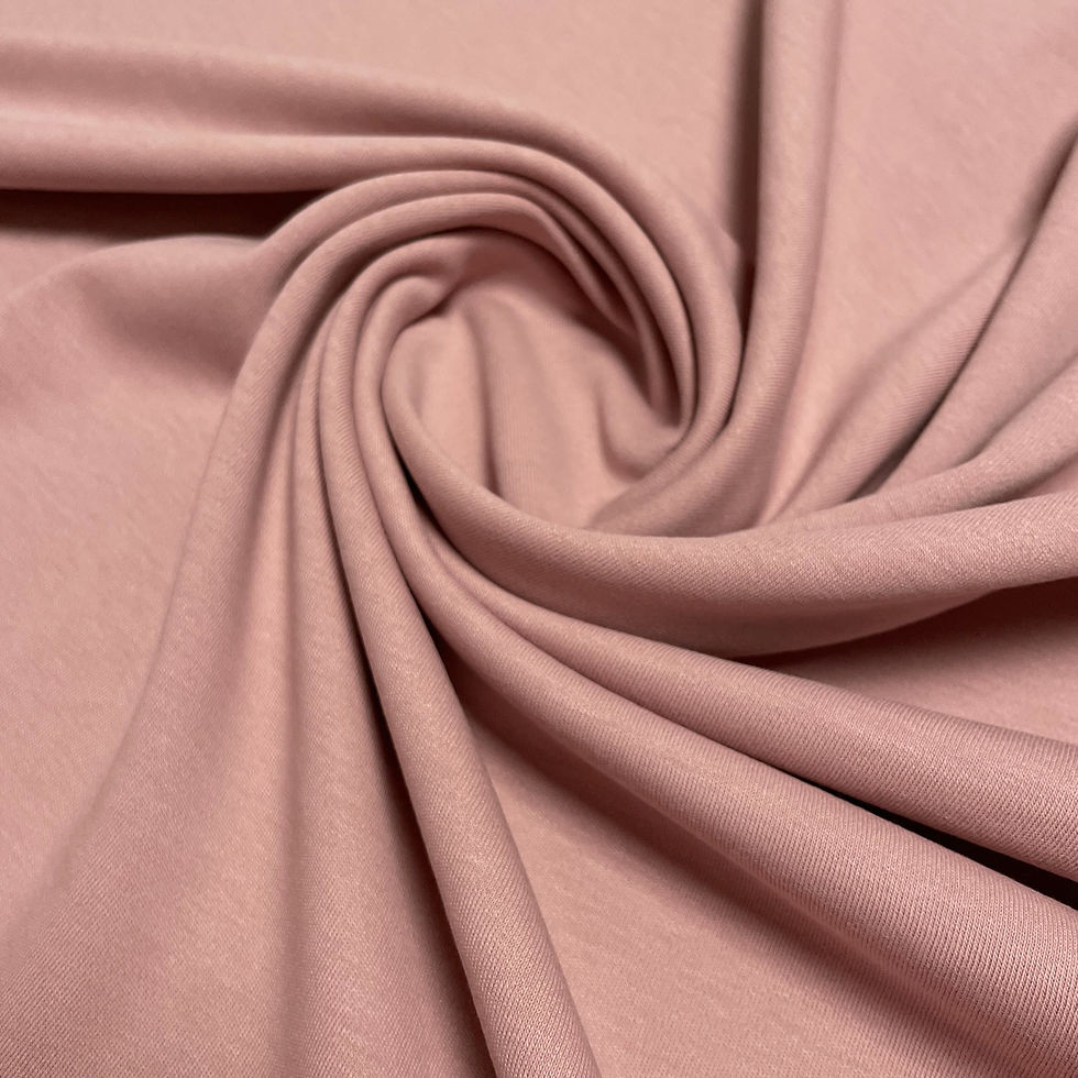 Bio-Interlock-Jersey in altrosa