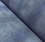 Bio-French-Terry im Jeans-Look in der Farbe Denimblau