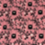 Rosa Bio-Jersey-Stoff mit Siri in der Schaukel in Großansicht