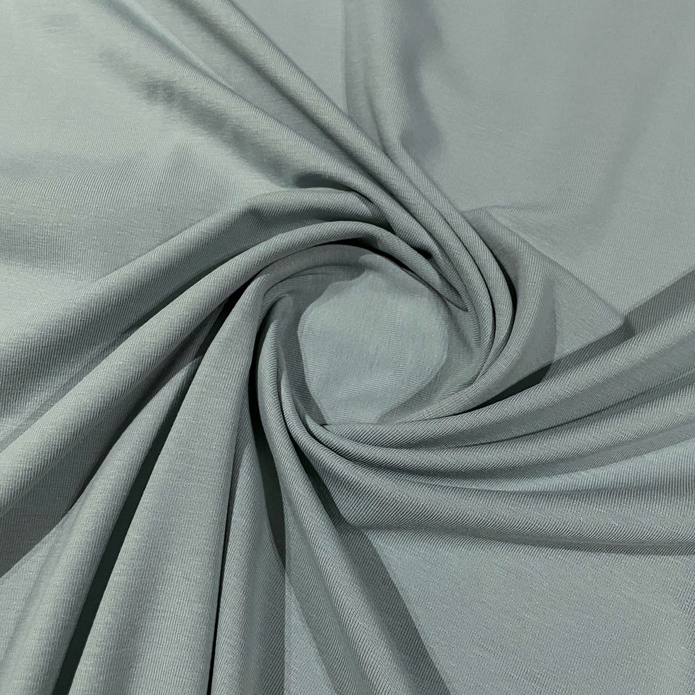 Jersey in Pastell-Rauchblau