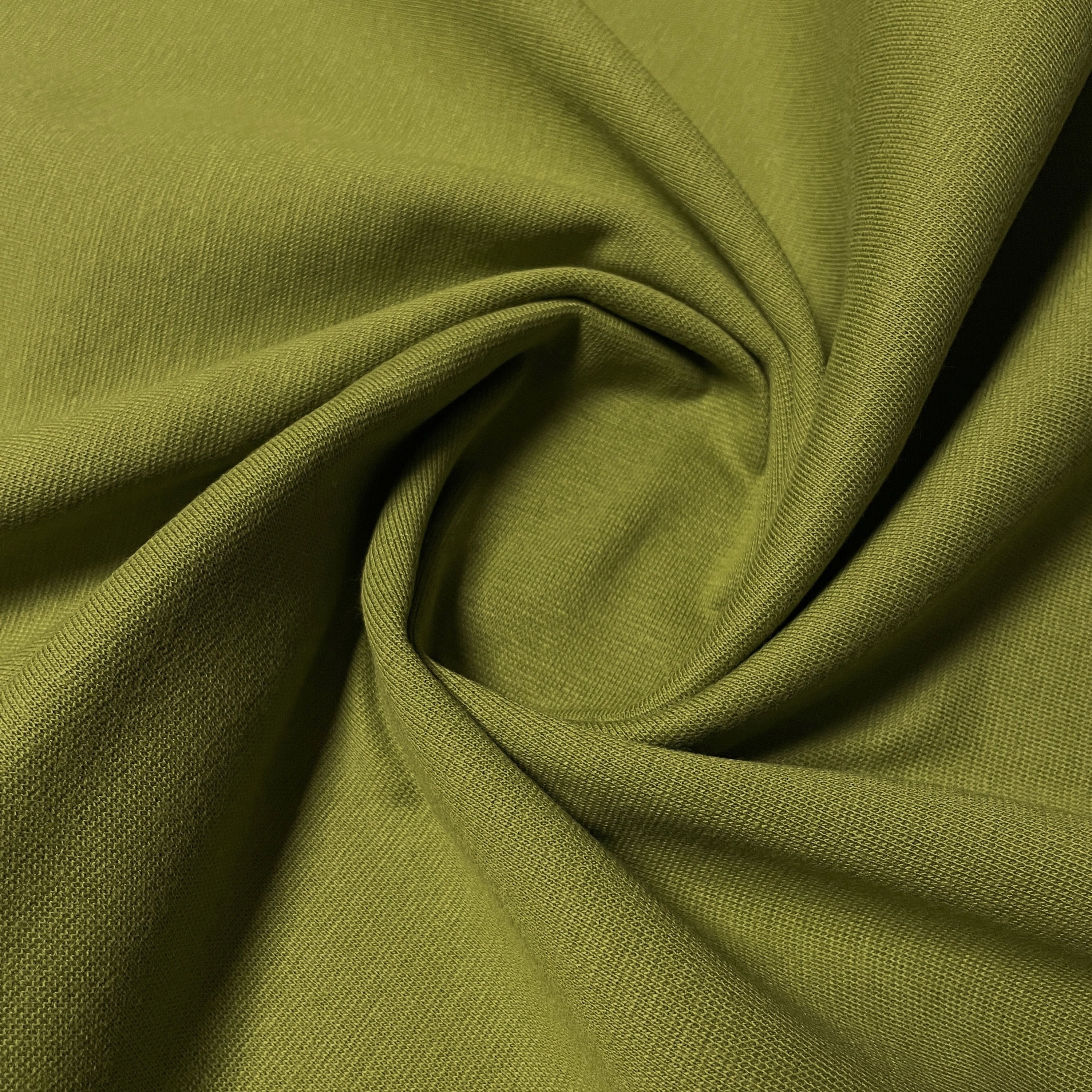 Bündchen in Moosgrün