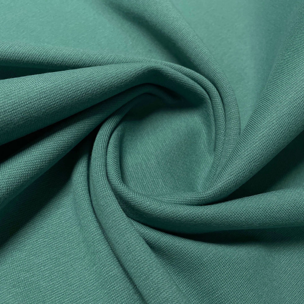 Bündchen in dunklem pistazie