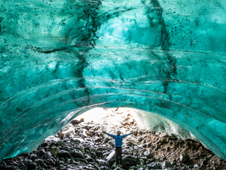 THE WONDERS OF ICE CAVES IN EAST GREENLAND