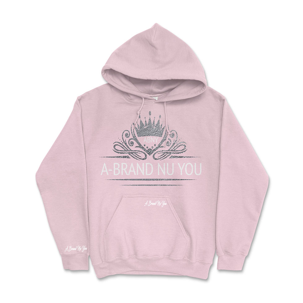 Thumbnail: Brand Nu You Empowerment Hoodie - Uplifting Pullover with Metallic Logo Upgrade