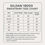 Miniature : Size chart for Gildan 18000 sweatshirts designed by MadeFits.