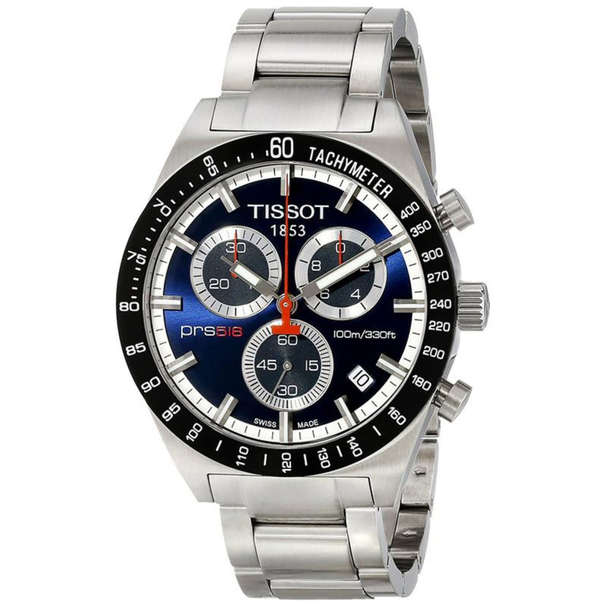 Mens Tissot PRS516 T044.417.21.041.00 Blue Chronograph Watch