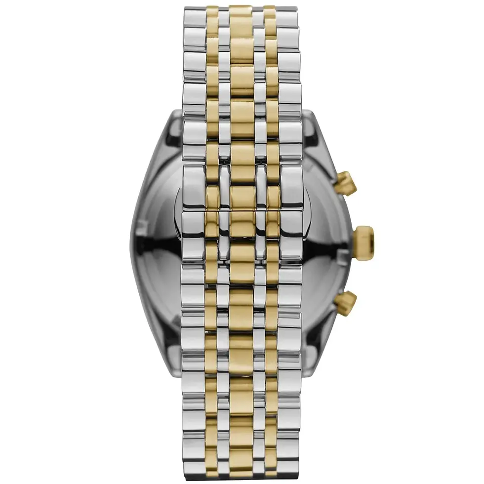 Thumbnail: Emporio Armani AR0396 two tone Stainless Steel Chronograph