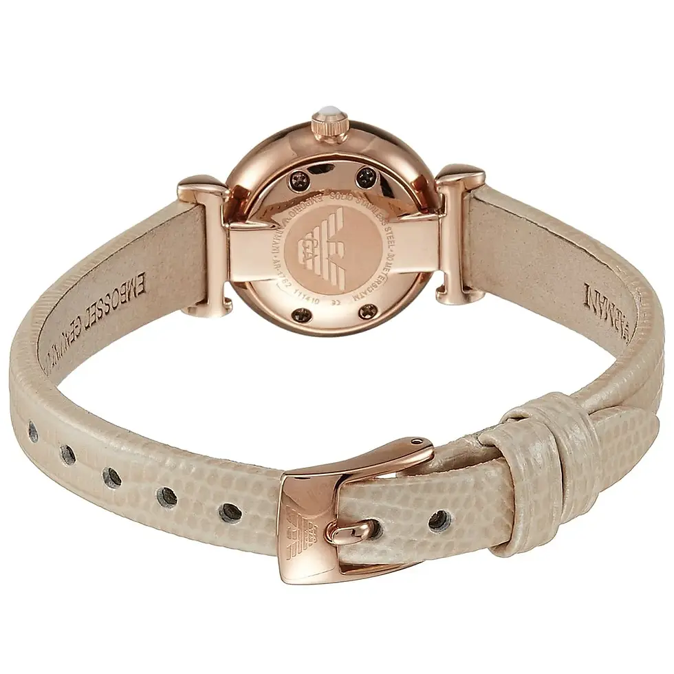 Thumbnail: WOMENS ARMANI AR1687 GREY DIAL WATCH