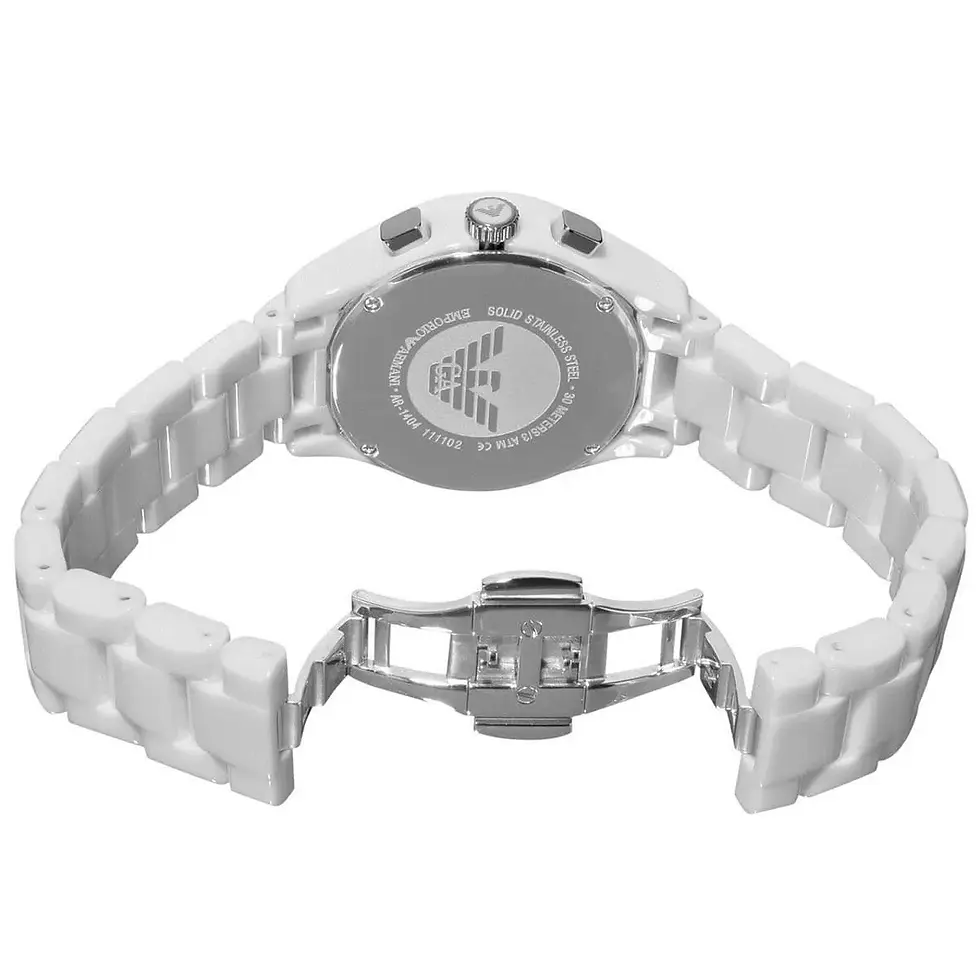 Thumbnail: Emporio Armani AR1403 White Ceramic Watch