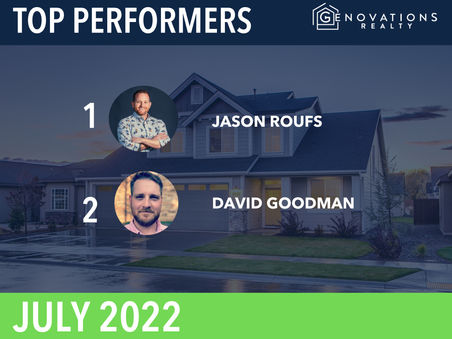 July 2022 Top Performers