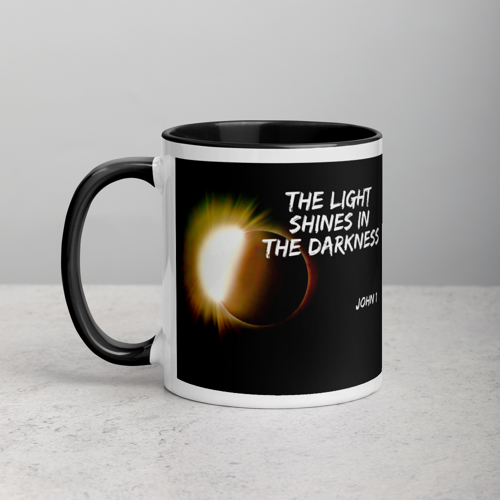 John 1 Mug with Black Color Inside