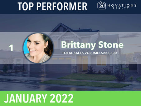 January 2022 Top Performer