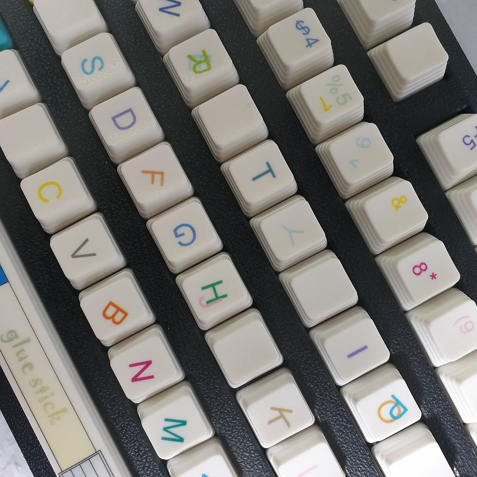 Thumbnail: KeyKraft Unsticky Glue Keycap Set
