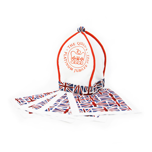 Jubilee Tea Cosy and Tea Set (White) SewFab